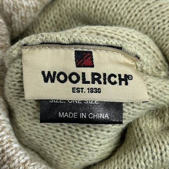 Woolrich Beanie Hat Wool Blend Knit Cream Pattern Winter Cap NWT One Size main image 8